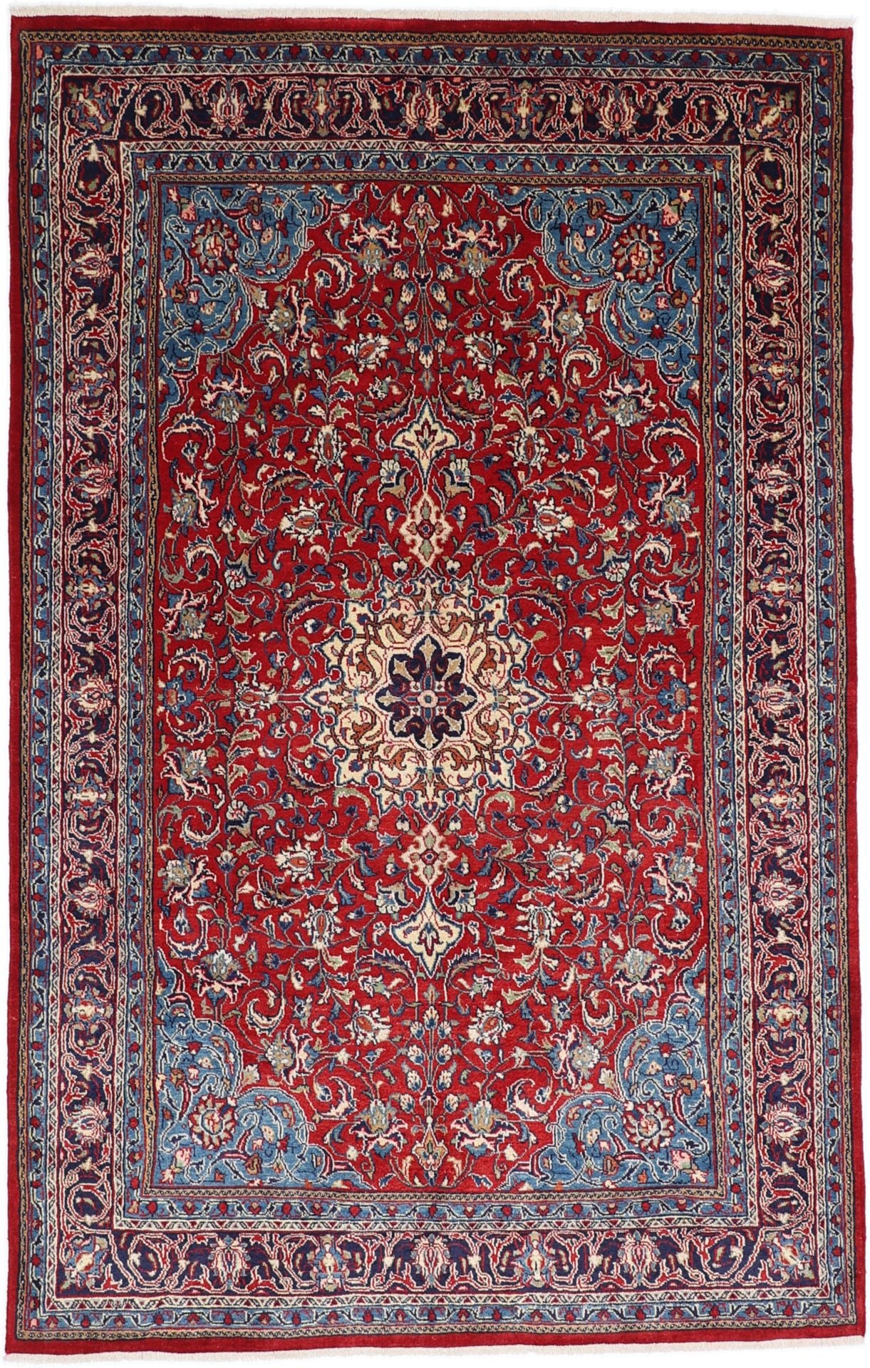 Perserteppich Mahal 202 x 320 cm Schurwolle handgeknüpft fein