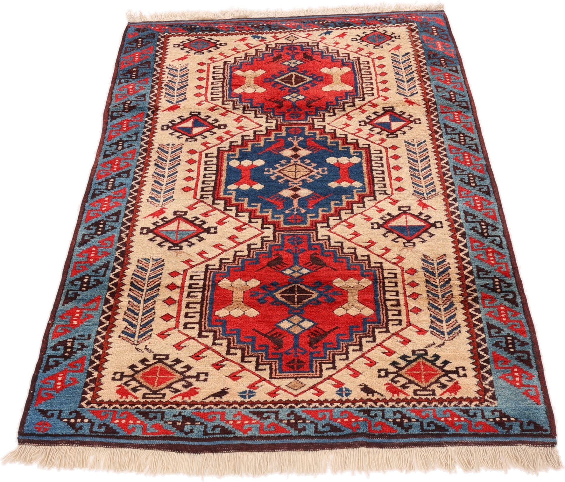 Perserteppich Kars 172 x 103 cm Schurwolle handgeknüpft