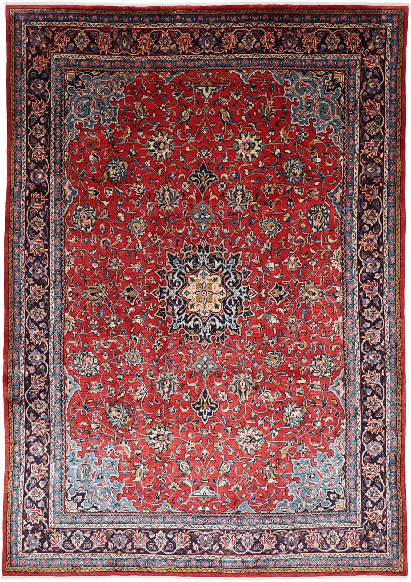 Perserteppich Mahal 257 x 367 cm Schurwolle handgeknüpft