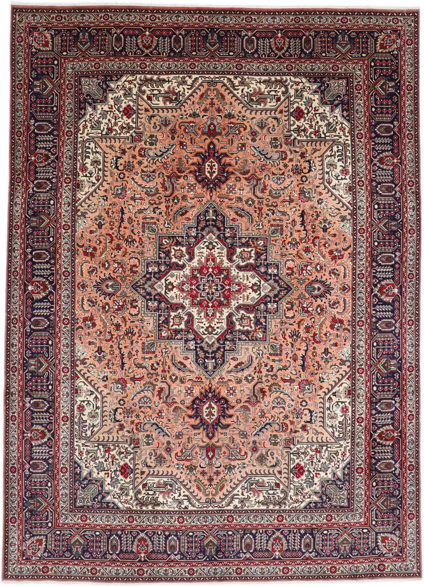 Perserteppich Täbriz 246 x 343 cm Schurwolle handgeknüpft