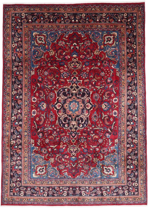 Perserteppich Mashad 245 x 345 cm Schurwolle handgeknüpft