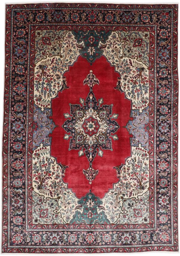 Perserteppich Täbriz 246 x 355 cm Schurwolle handgeknüpft
