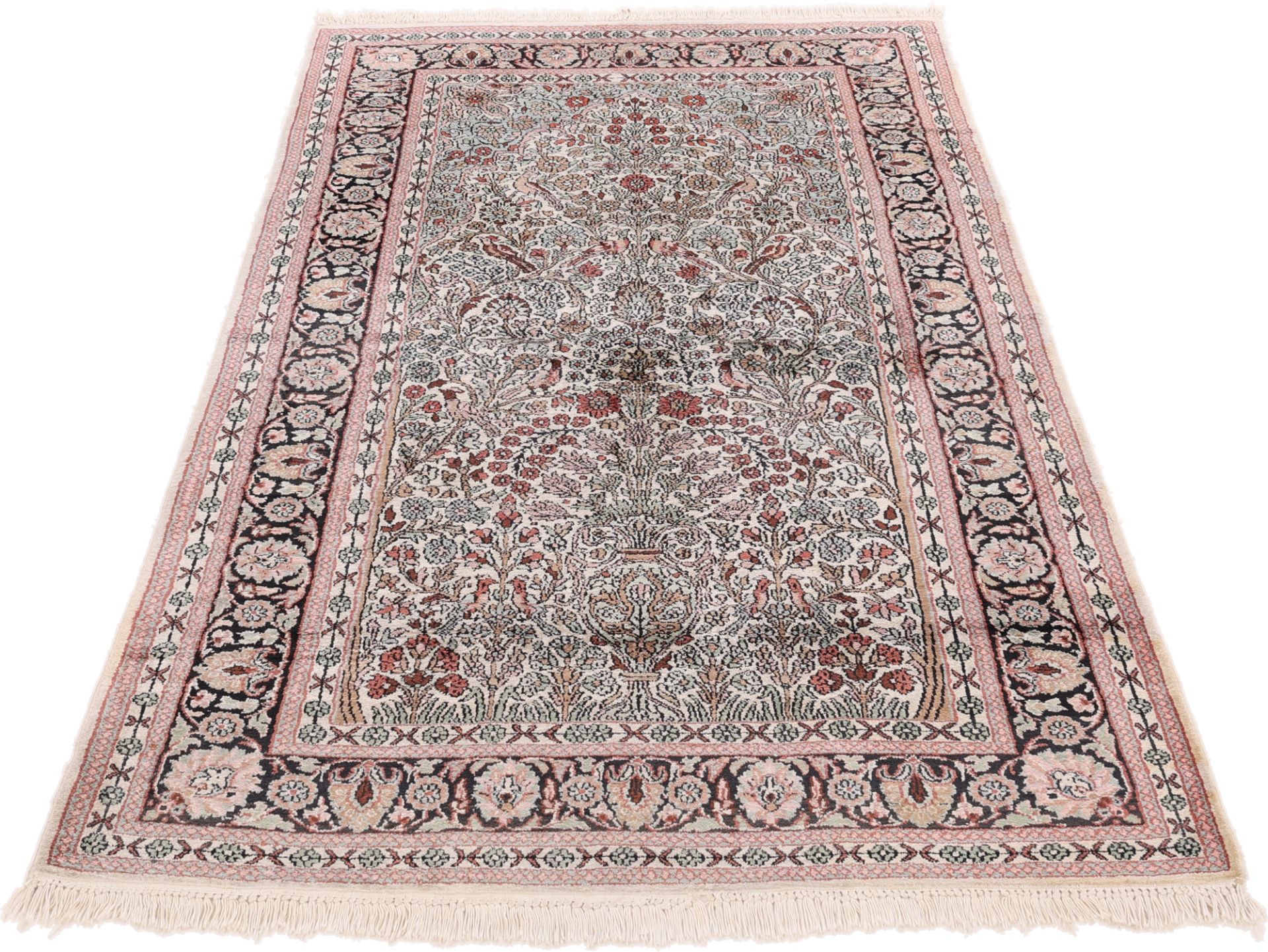 Perserteppich Isfahan 190 x 125 cm Schurwolle handgeknüpft
