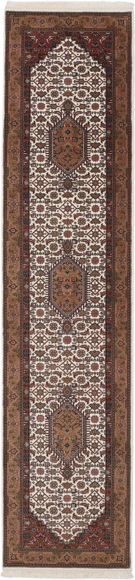 Orientteppich Bidjar 81 x 348 cm Schurwolle handgeknüpft robust