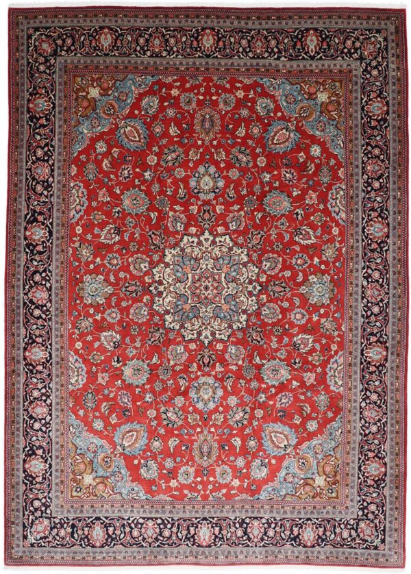 Perserteppich Sarough 265 x 370 cm Schurwolle handgeknüpft