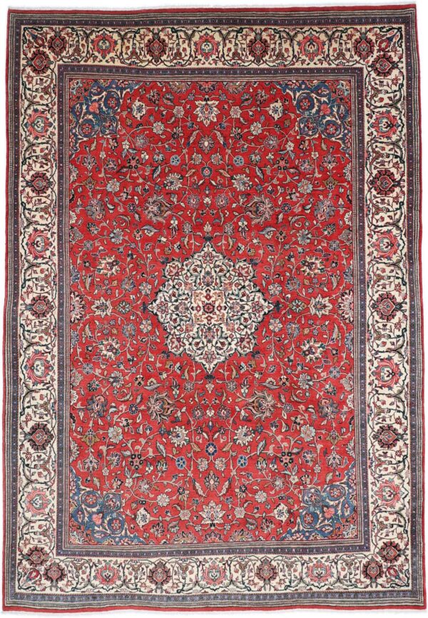 Perserteppich Sarough 256 x 372 cm Schurwolle handgeknüpft