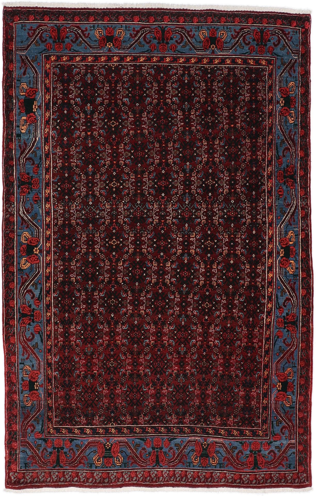 Perserteppich Bidjar 150 x 230 cm Schurwolle handgeknüpft antik