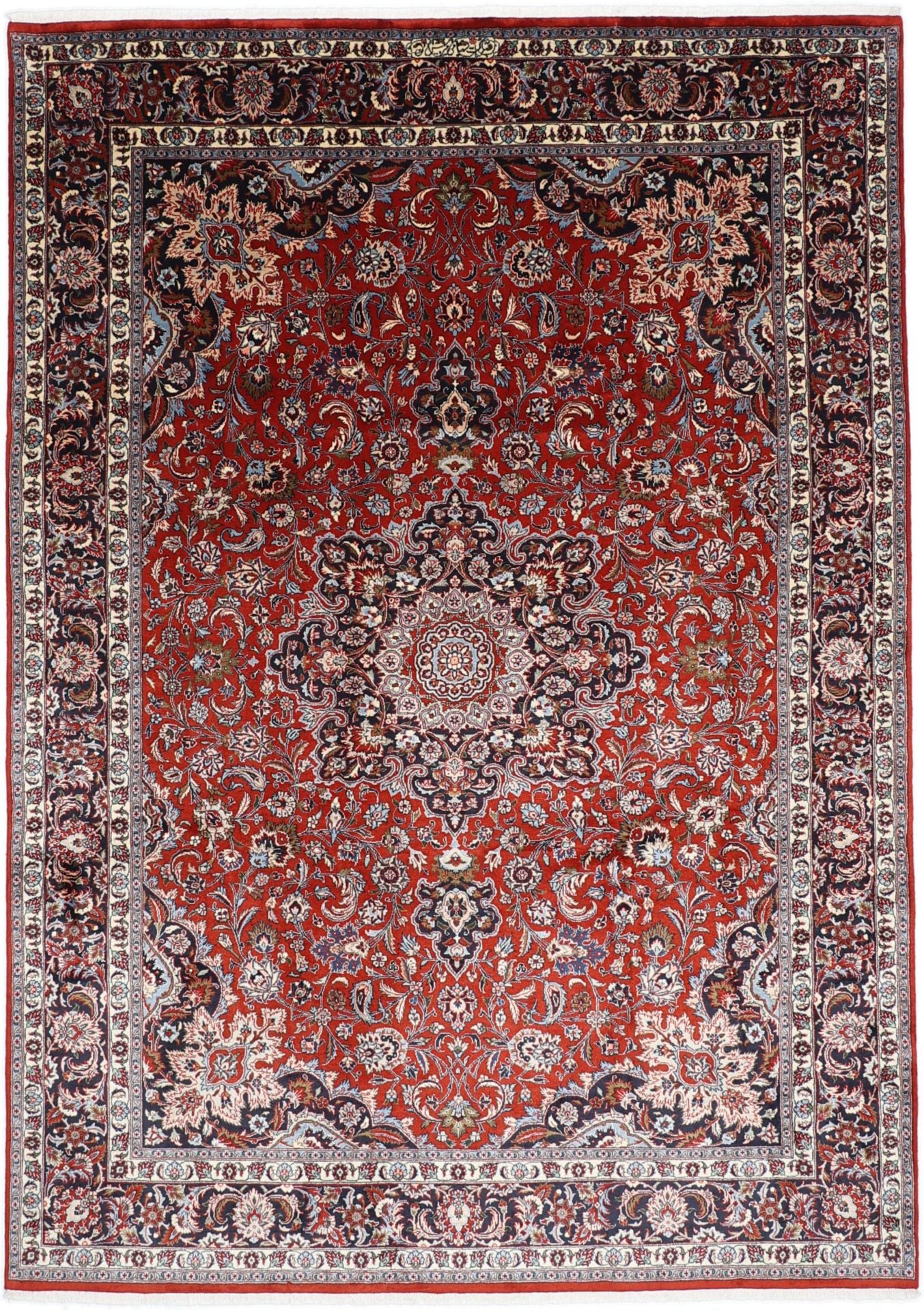 Perserteppich Kashan 256 x 352 cm Schurwolle handgeknüpft