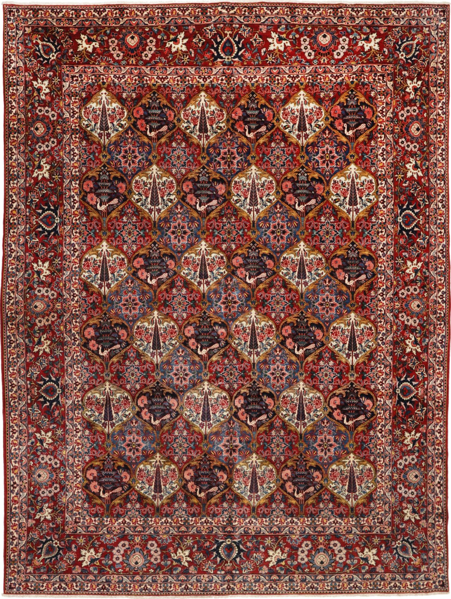 Perserteppich Bachtiar 320 x 430 cm Schurwolle handgeknüpft