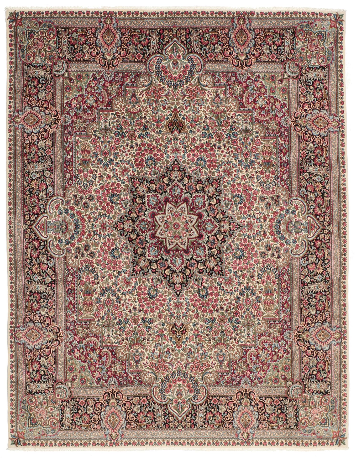 Perserteppich Kirman 250 x 322 cm Schurwolle handgeknüpft