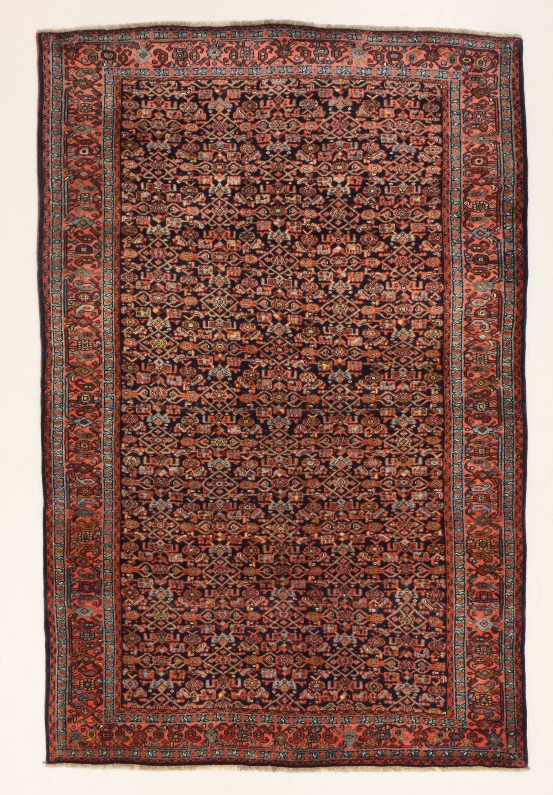 Perserteppich Bidjar 138 x 210 cm Schurwolle handgeknüpft