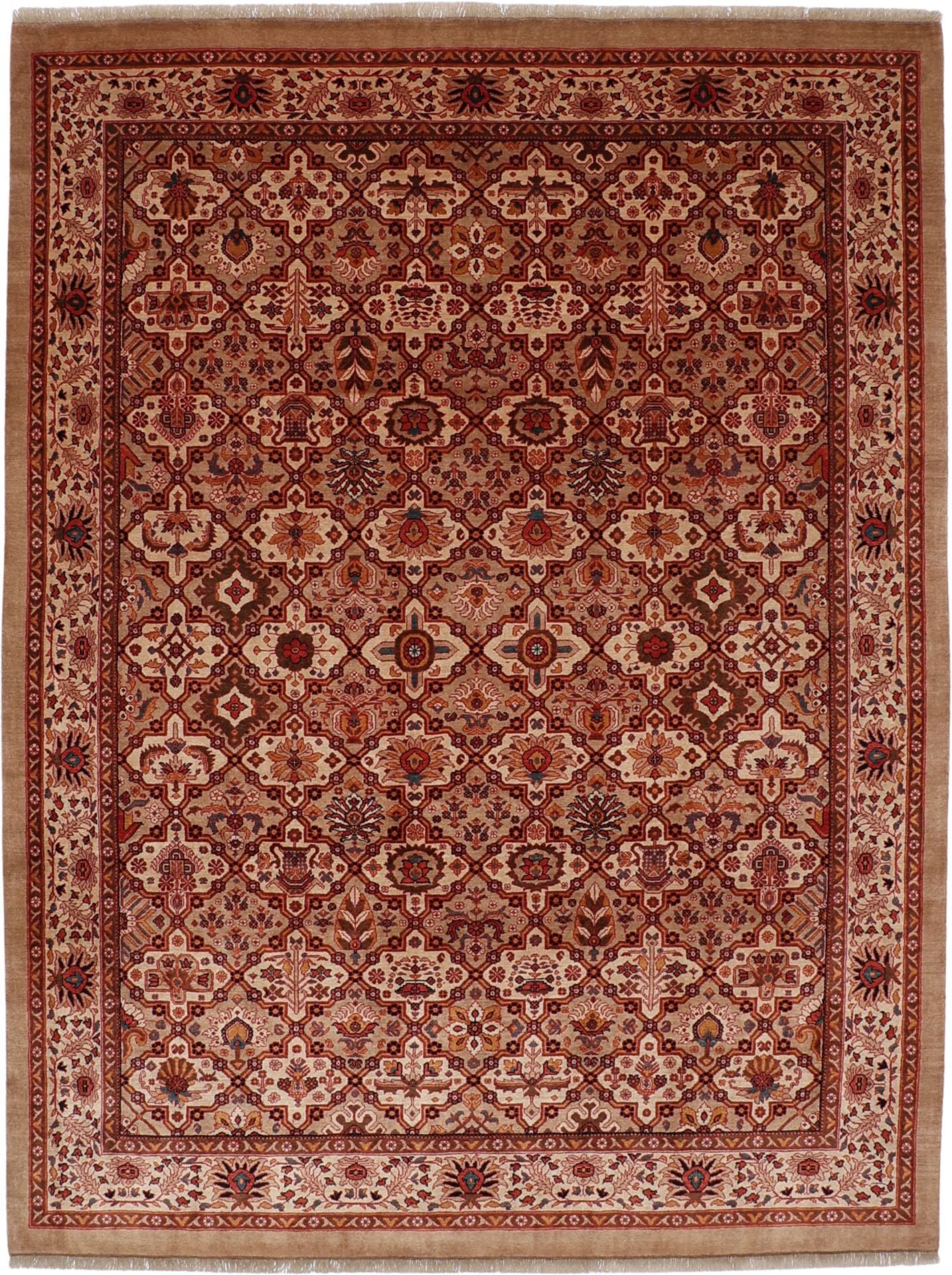 Perserteppich Malayer 261 x 346 cm Schurwolle handgeknüpft