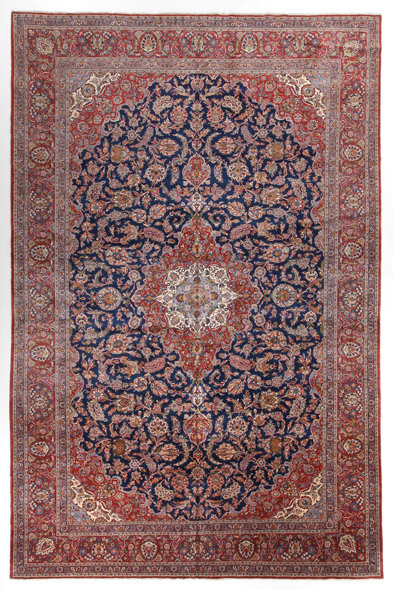 Perserteppich Kashan 319 x 500 cm Schurwolle handgeknüpft