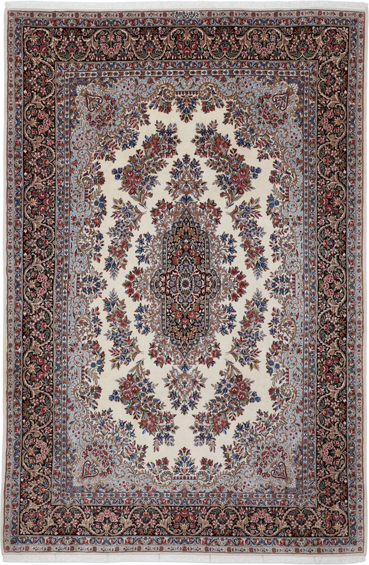 Perserteppich Kirman 208 x 320 cm Schurwolle handgeknüpft