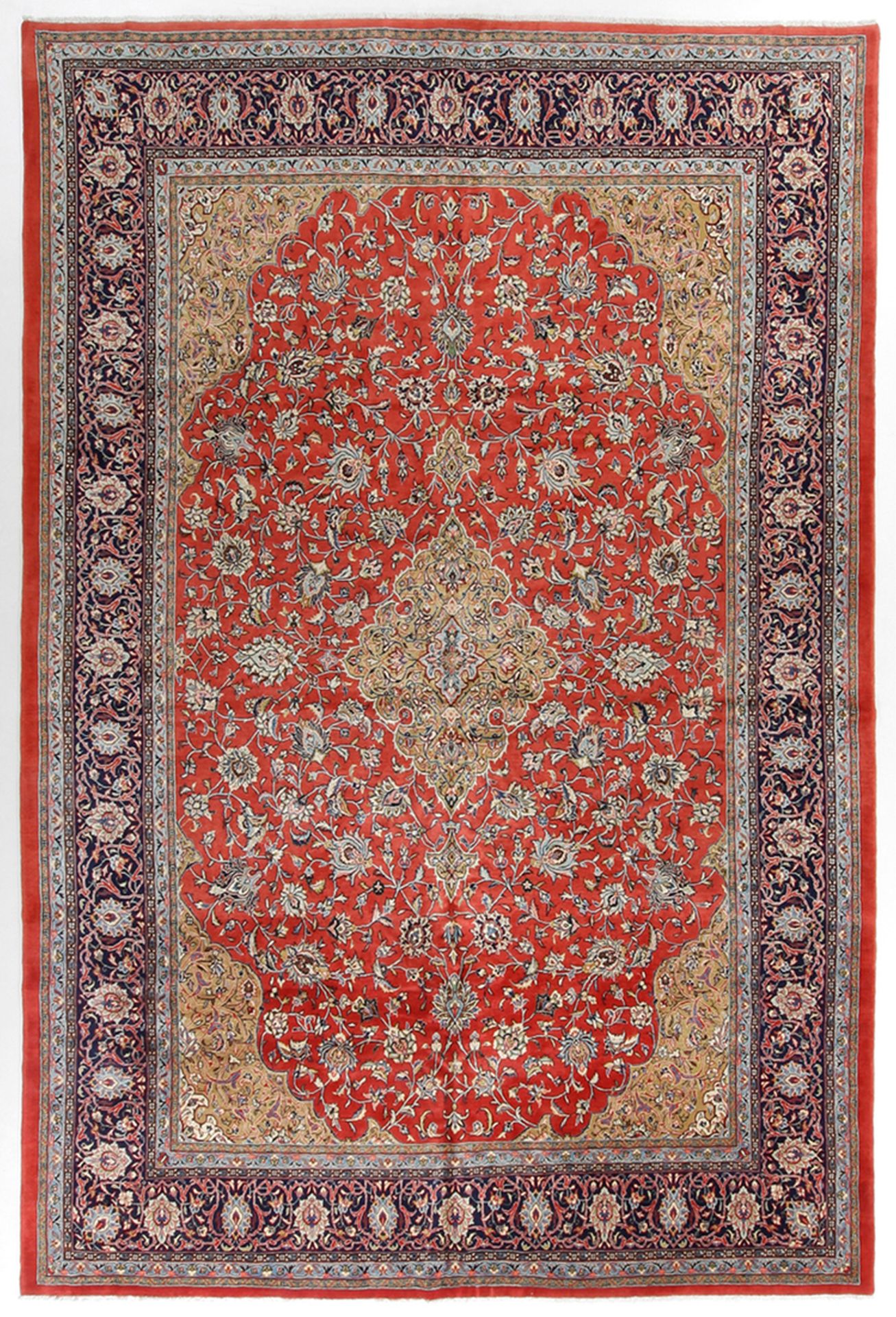 Perserteppich Sarough 300 x 453 cm Schurwolle handgeknüpft