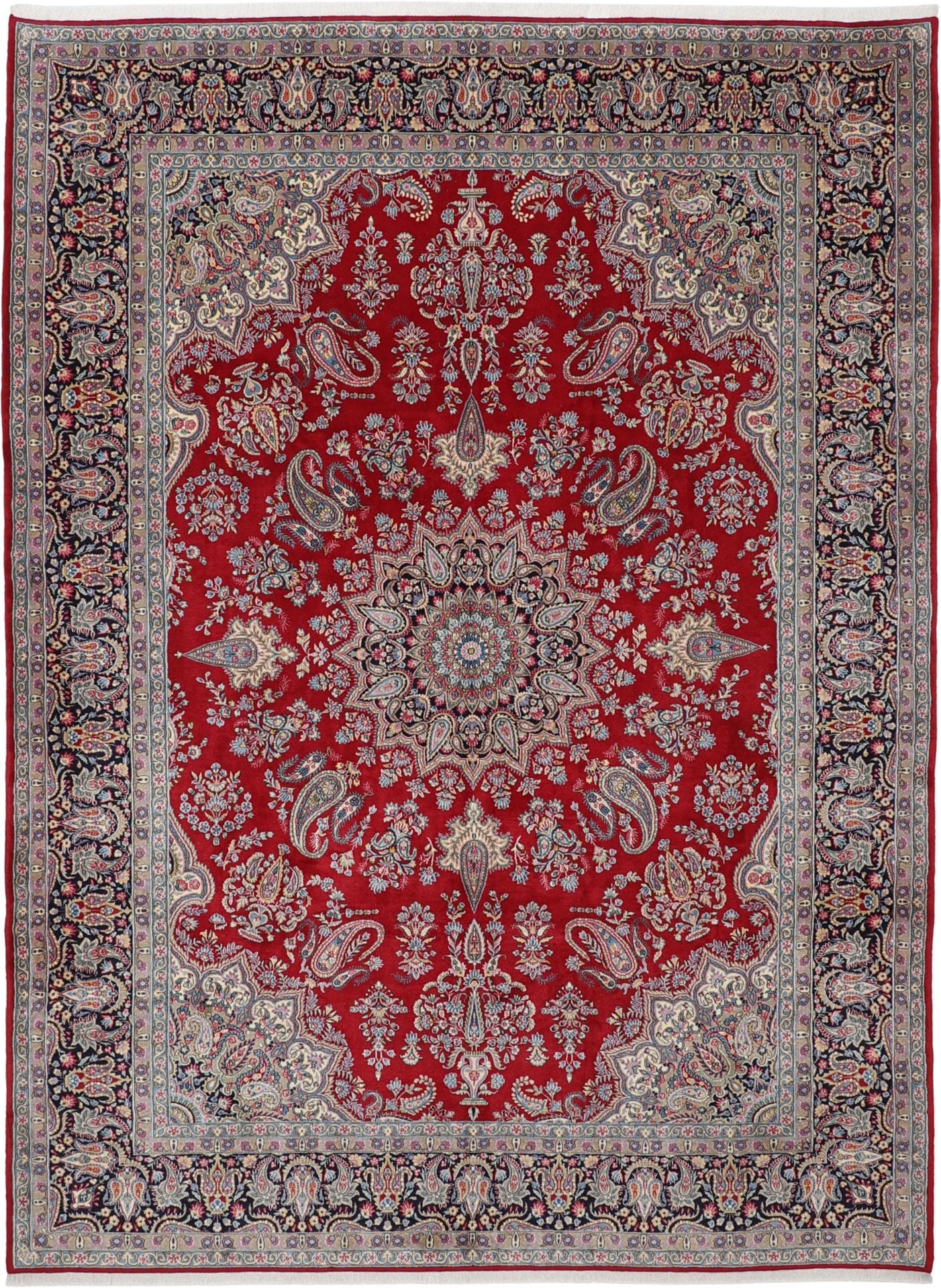 Perserteppich Kirman 246 x 331 cm Schurwolle handgeknüpft