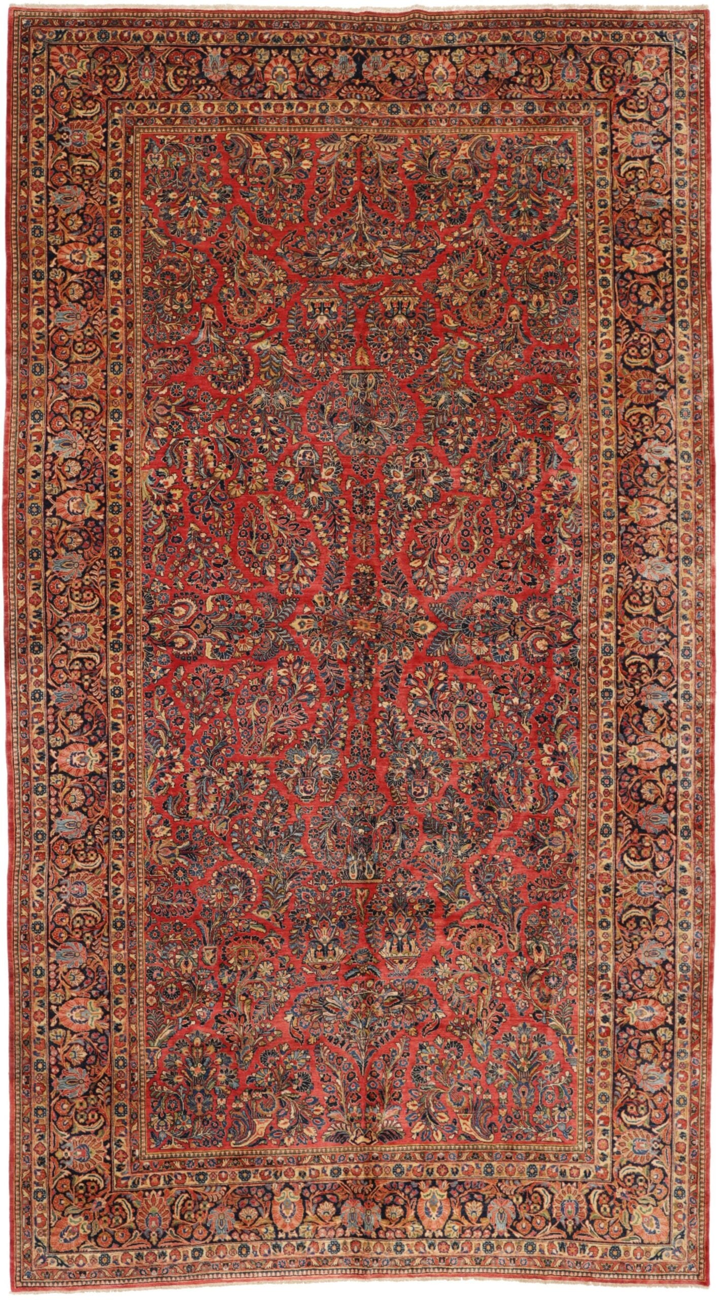 Perserteppich Sarough 293 x 540 cm Schurwolle handgeknüpft