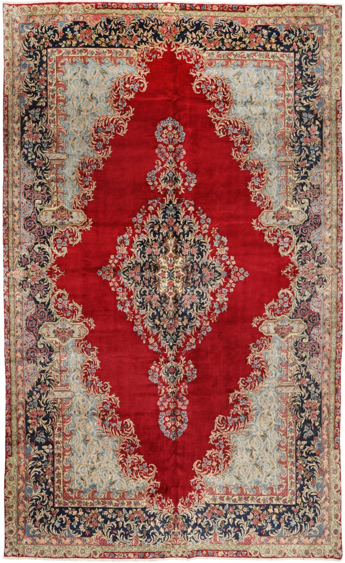 Perserteppich Kirman 290 x 482 cm Schurwolle handgeknüpft