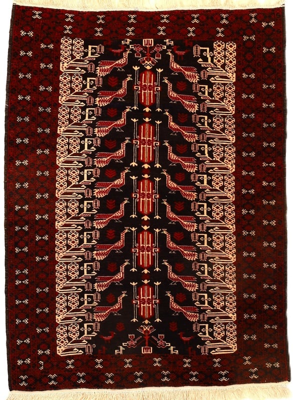 Perserteppich Belutsch 140 x 104 cm Wolle handgeknüpft