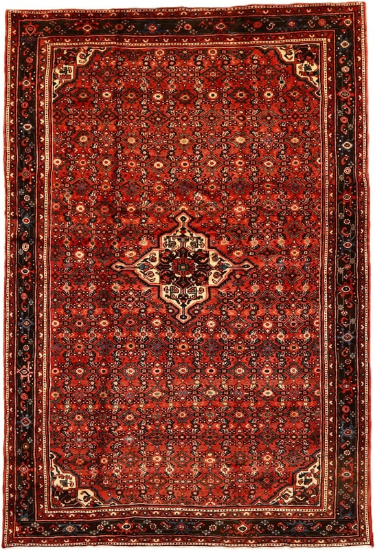 Perserteppich Hosseinabad 306 x 208 cm Wolle handgeknüpft