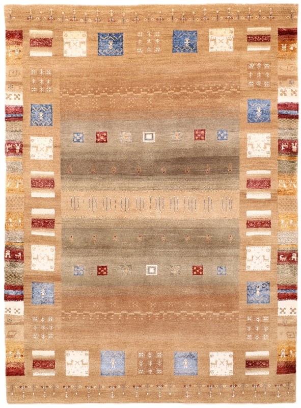 Orientteppich Indien 310 x 200 cm Wolle-Seide handgeknüpft