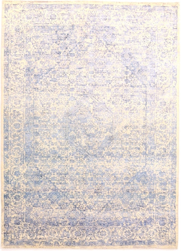 Orientteppich 244 x 175 cm Wolle Seide handgeknüpft