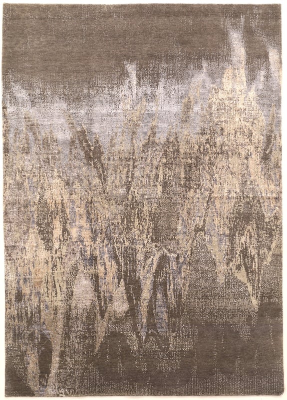 Orientteppich 243 x 173 cm Wolle handgeknüpft Modern
