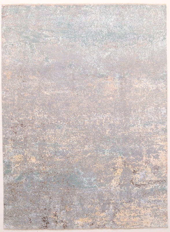 Orientteppich Indien 373 x 276 cm Wolle Viskose handgeknüpft
