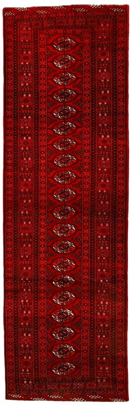 Perserteppich Belutsch 344 x 106 cm Wolle handgeknüpft Läufer
