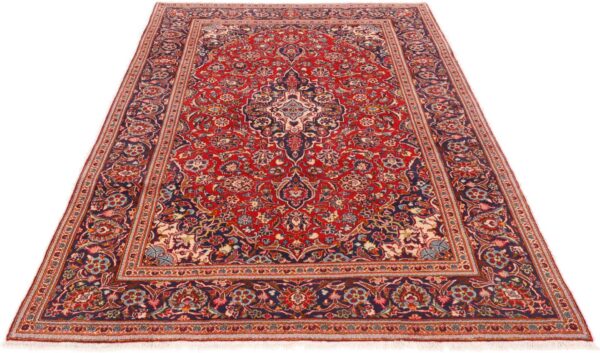 Perserteppich Kashan 200 x 310 cm Schurwolle handgeknüpft
