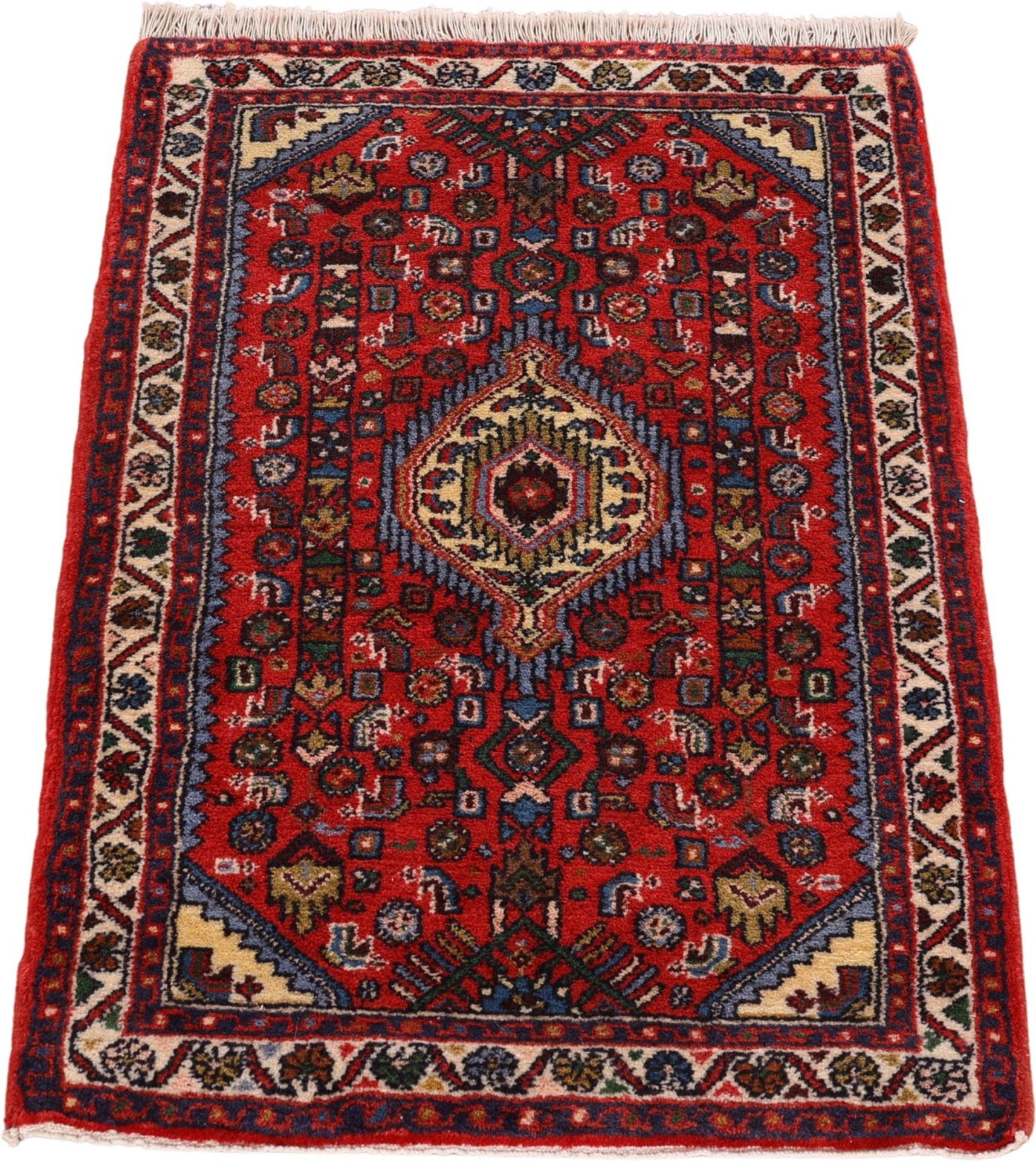 Perserteppich Hamadan 62 x 99 cm Schurwolle handgeknüpft