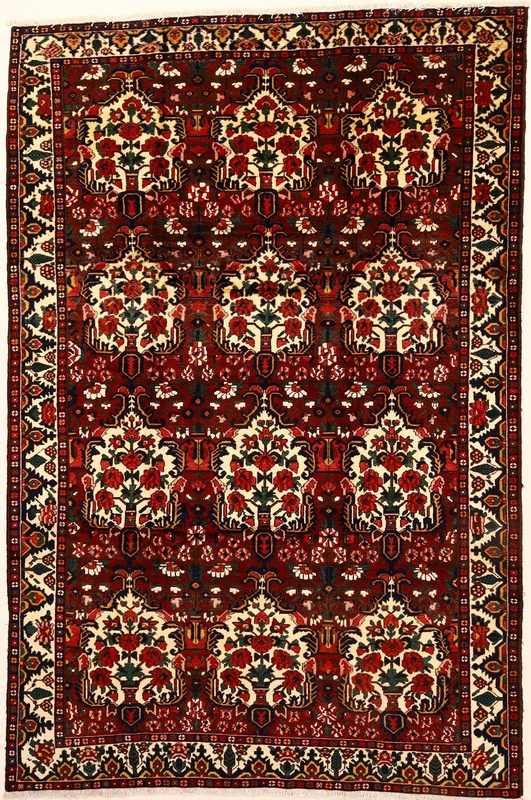 Perserteppich Bakhtiar 328 x 218 cm Wolle handgeknüpft antik