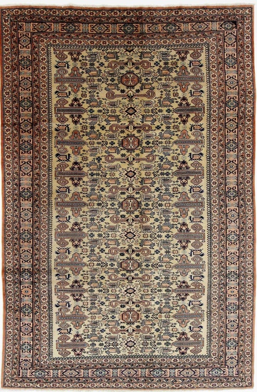 Perserteppich Ardebil 267 x 177 cm Schurwolle handgeknüpft Antik