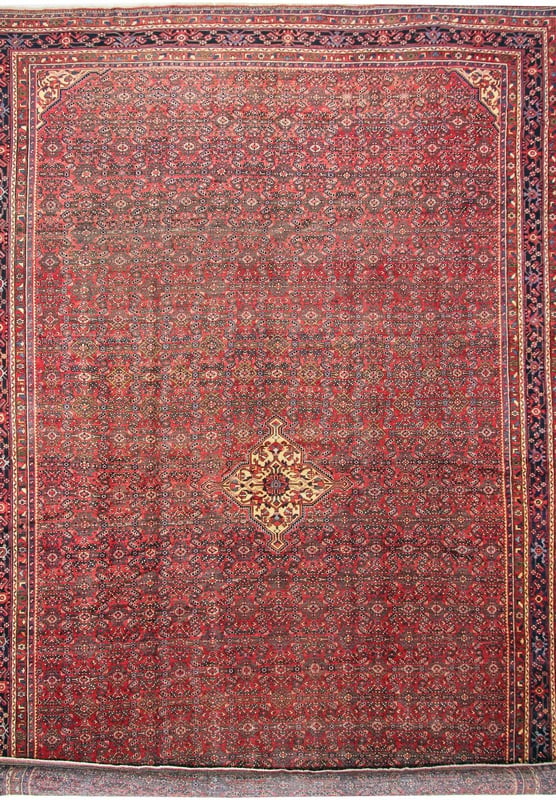 Perserteppich Hosenabad 530 x 344 cm Wolle handgeknüpft antik