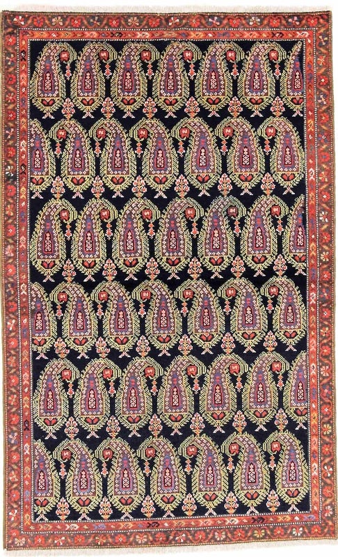 Perserteppich Persien 167 x 105 cm Wolle handgeknüpft Antik