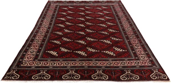 Perserteppich Turkmen 235 x 365 cm Schurwolle handgeknüpft
