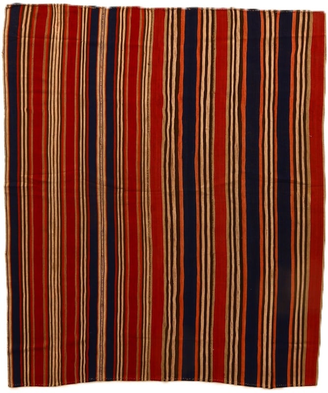 Perserteppich 183 x 163 cm Wolle handgewebt Antik