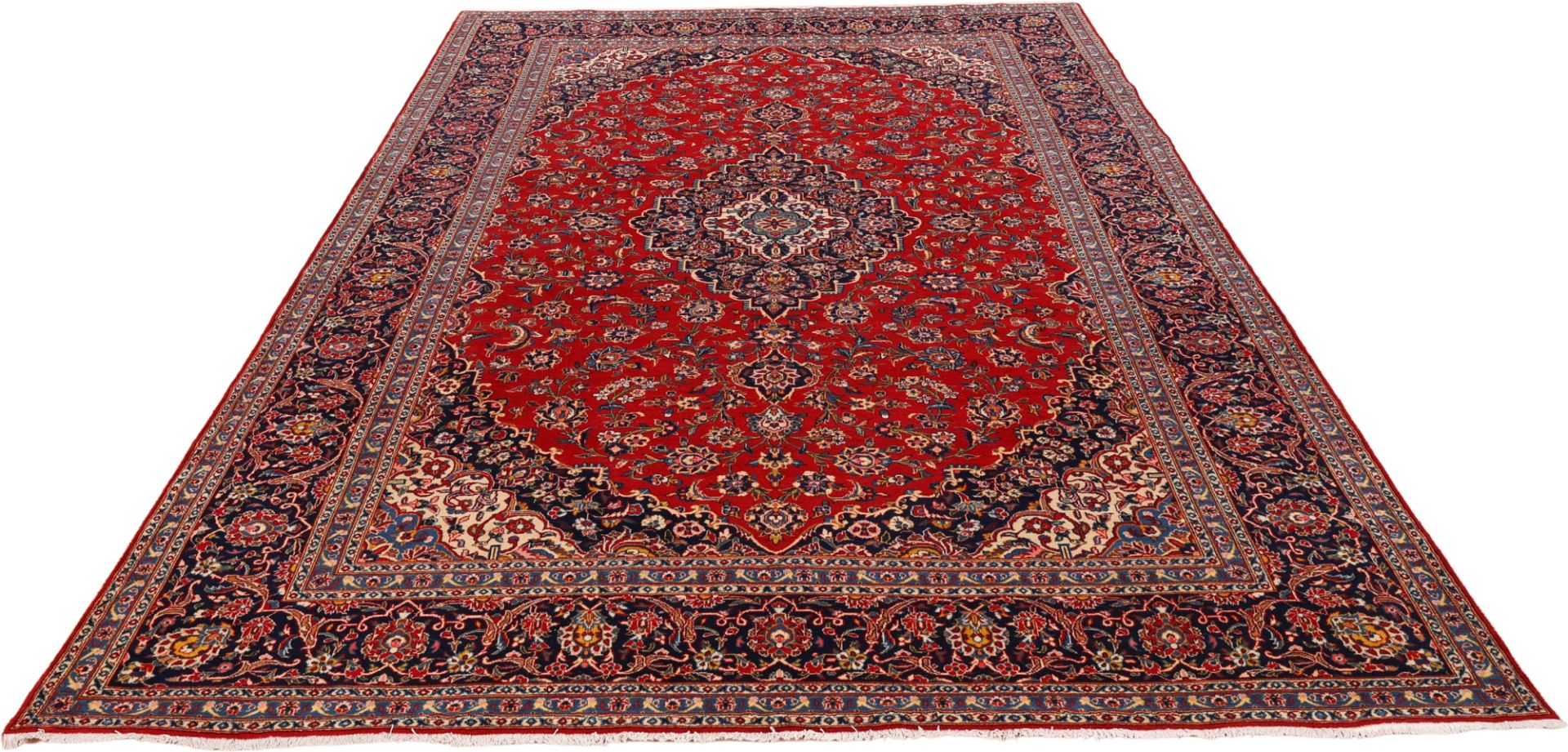 Perserteppich Sarough 310 x 325 cm Schurwolle handgeknüpft