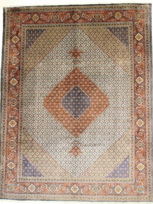 Perserteppich Tabriz 400 x 312 cm Schurwolle handgeknüpft Antik