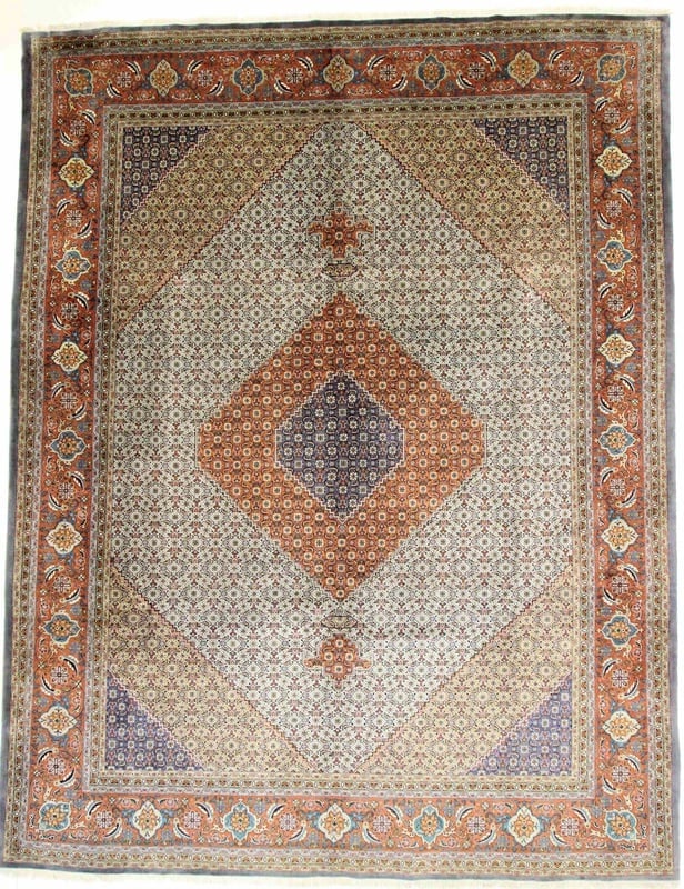Perserteppich Tabriz 400 x 312 cm Schurwolle handgeknüpft Antik
