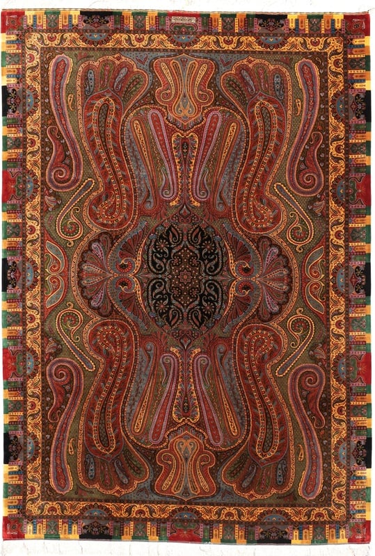 Perserteppich Ghom 300 x 200 cm Seide handgeknüpft