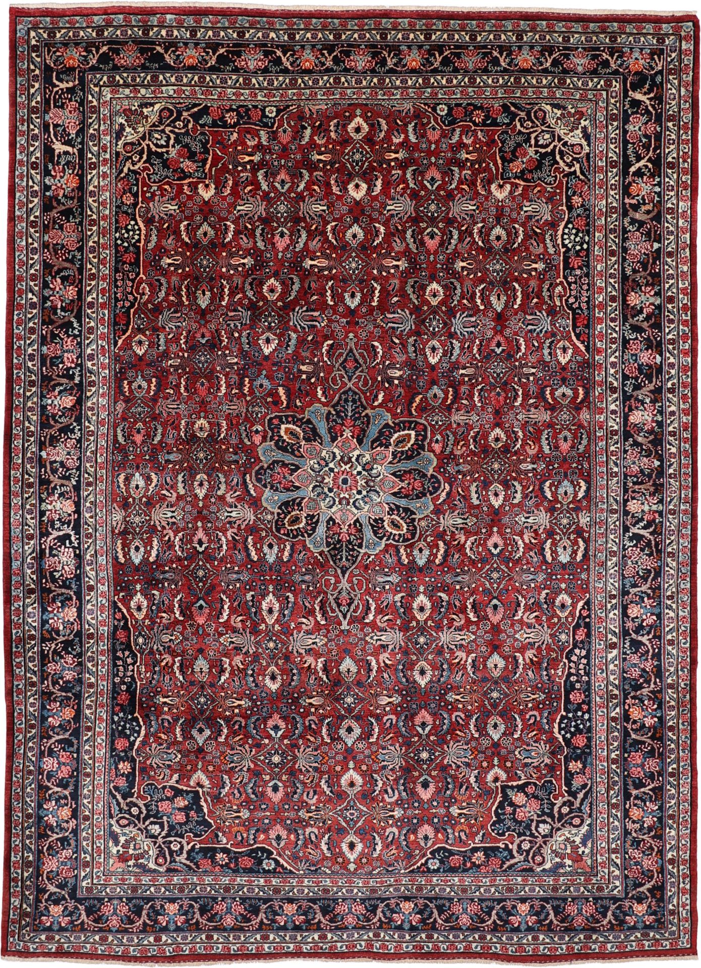Perserteppich Bidjar 265 x 365 cm Schurwolle handgeknüpft antik