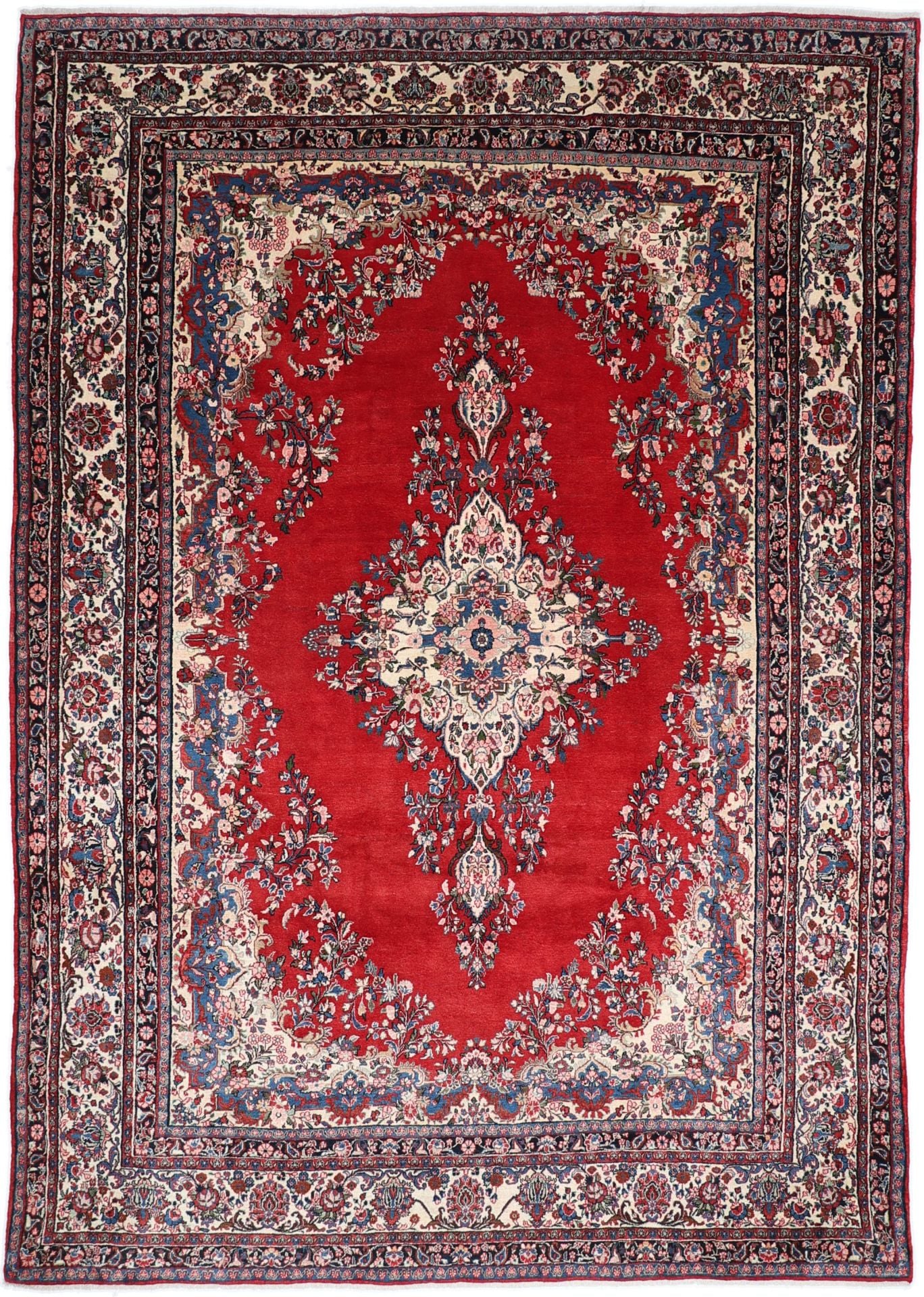 Perserteppich Shahrbaft 265 x 377 cm Schurwolle handgeknüpft