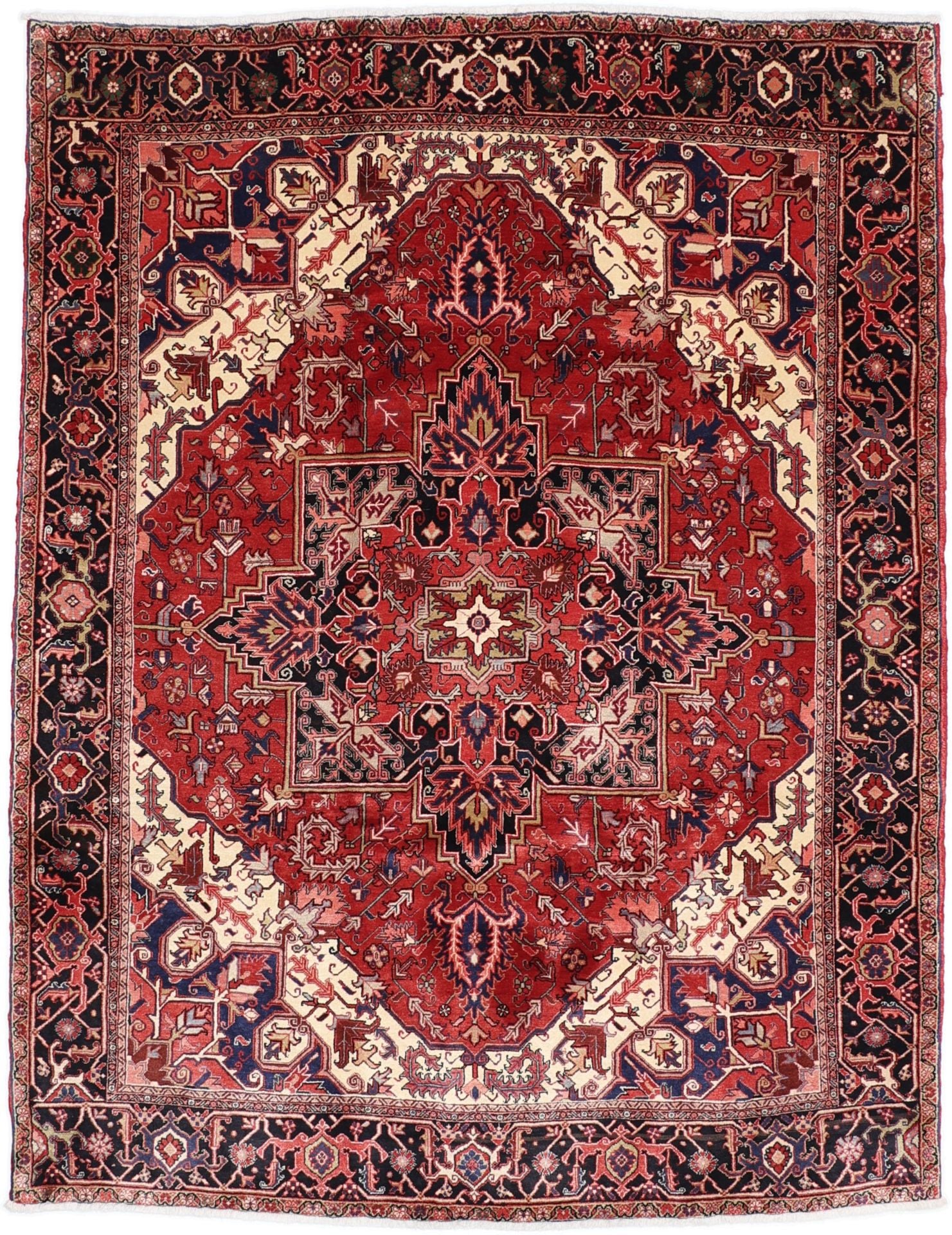 Perserteppich Heriz 250 x 325 cm Schurwolle handgeknüpft