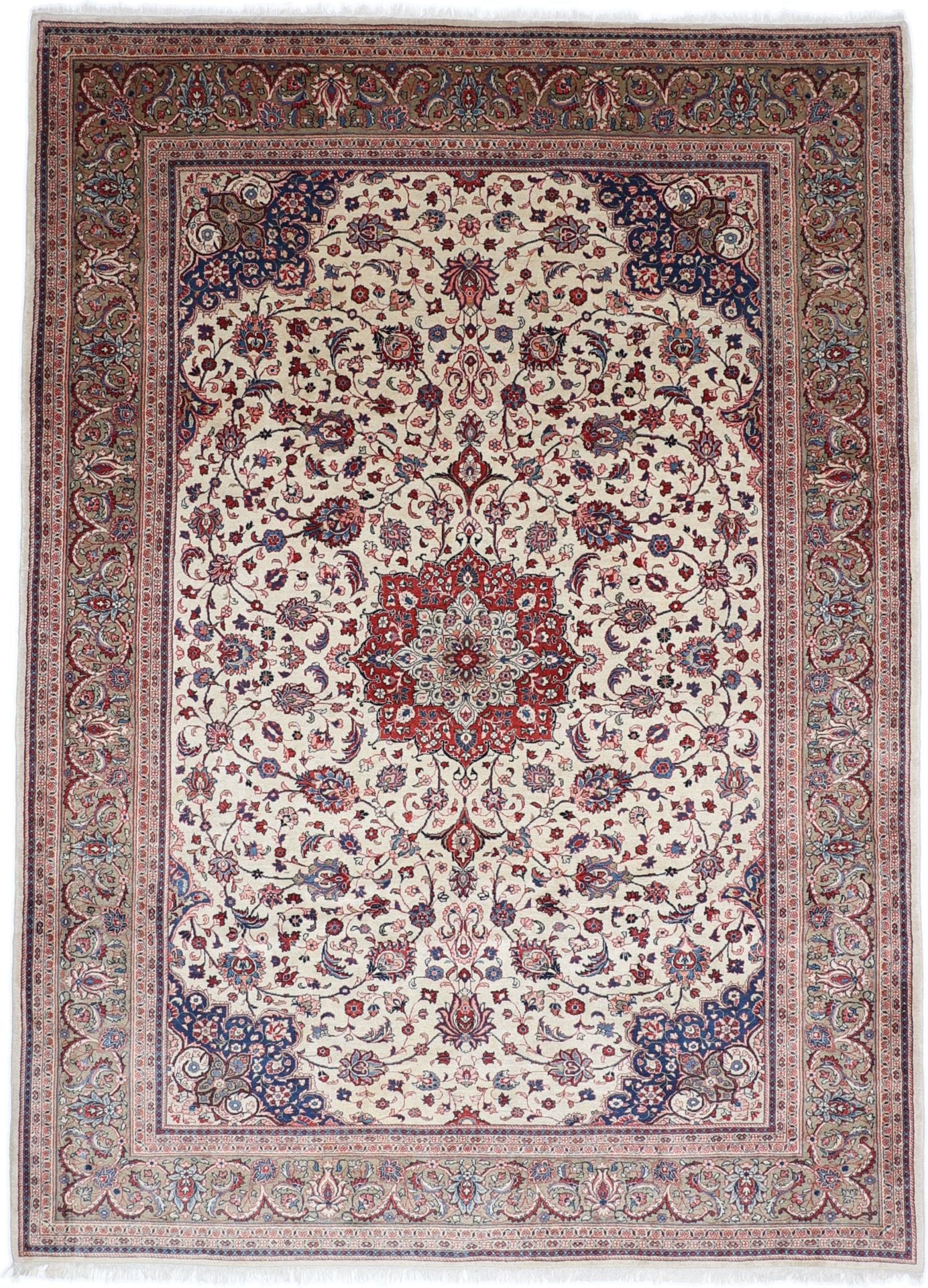 Perserteppich Sarough 261 x 364 cm Schurwolle handgeknüpft