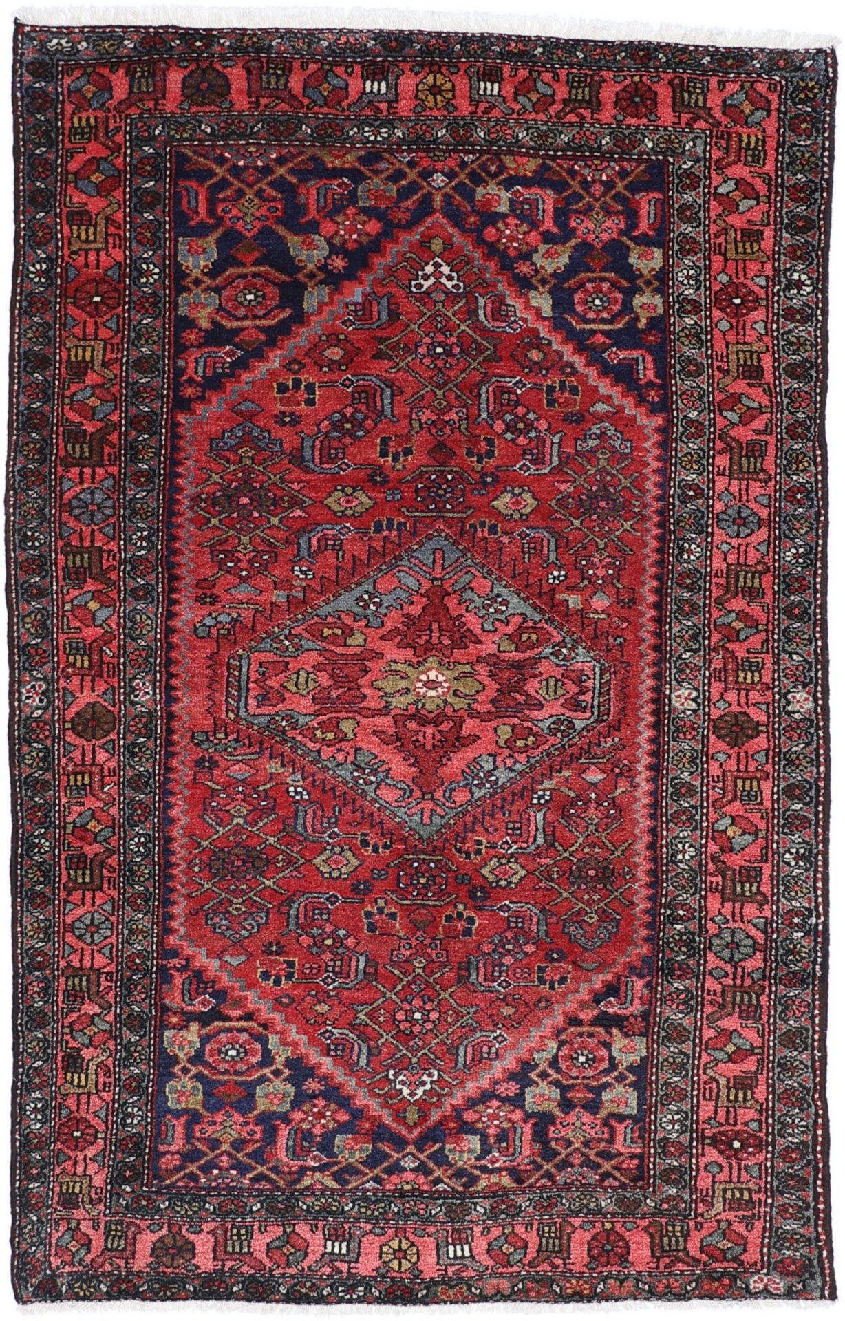 Perserteppich Sandjan 136 x 210 cm Schurwolle handgeknüpft