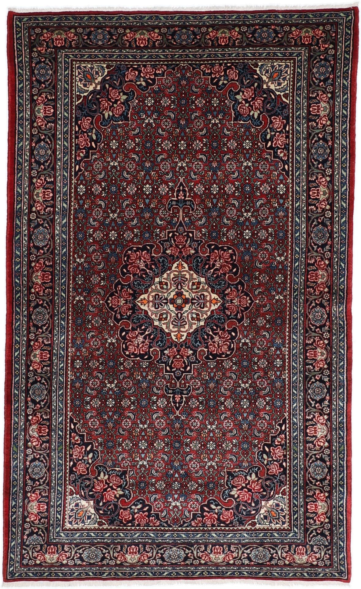 Perserteppich Bidjar 140 x 228 cm Schurwolle handgeknüpft antik
