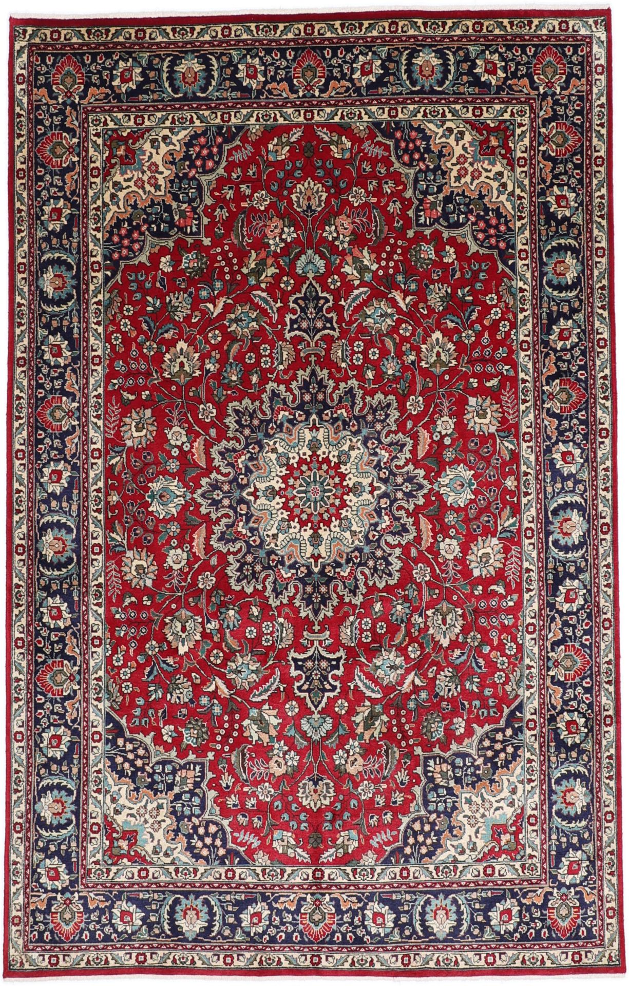 Perserteppich Täbriz 194 x 305 cm Schurwolle handgeknüpft