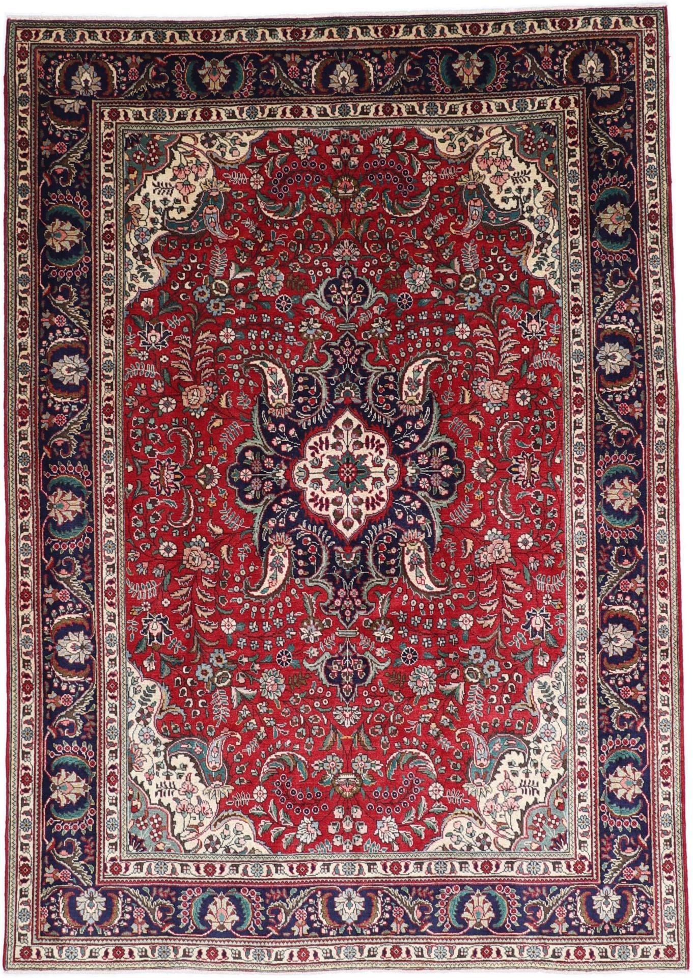 Perserteppich Täbriz 215 x 305 cm Schurwolle handgeknüpft