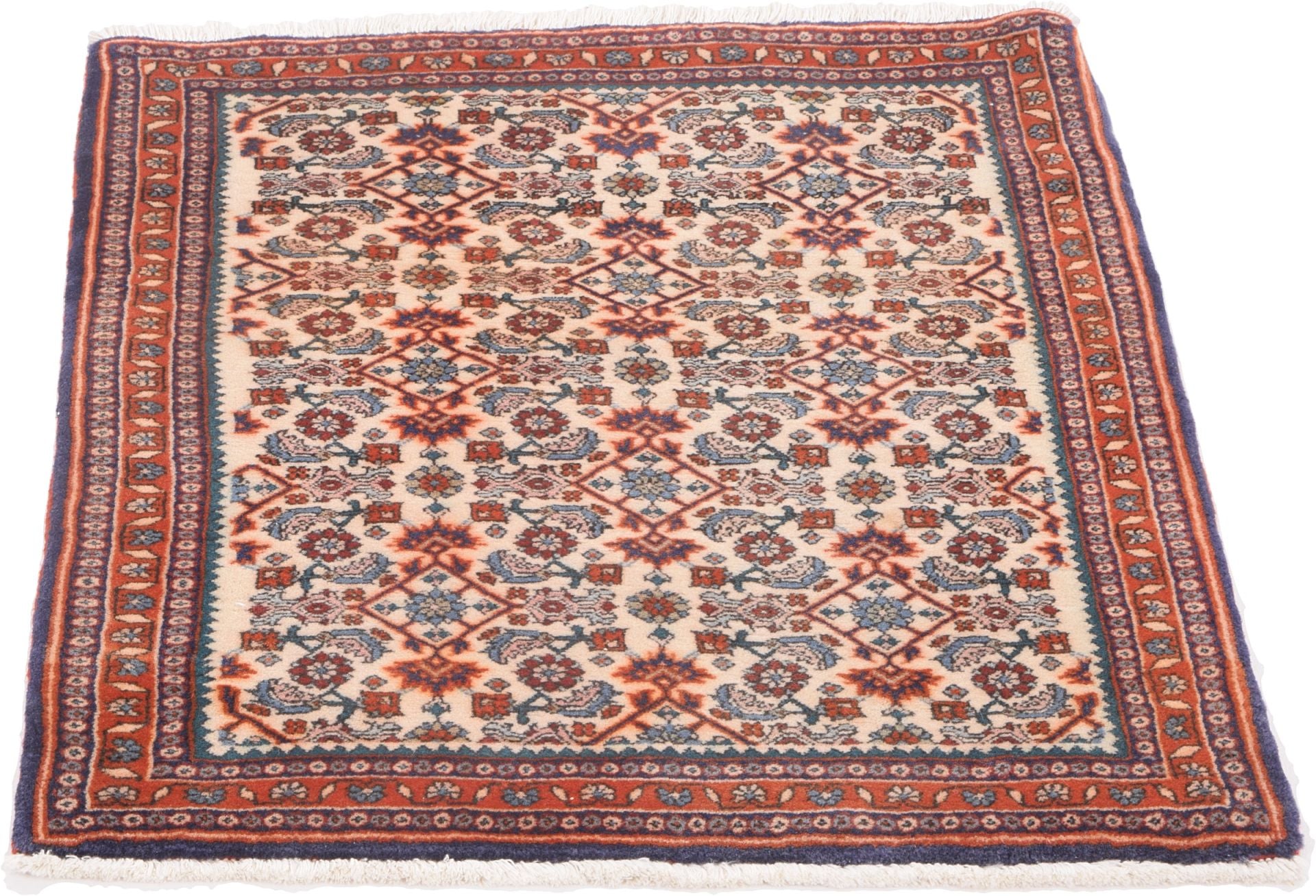 Perserteppich Bidjar 70 x 87 cm Schurwolle handgeknüpft gebraucht